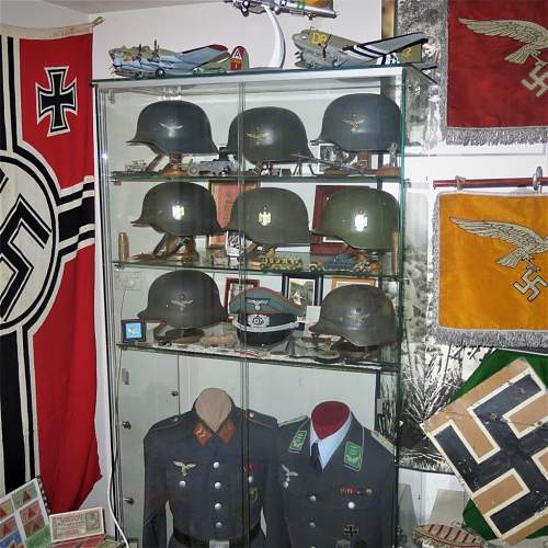 Some Luftwaffe visor caps and other things....