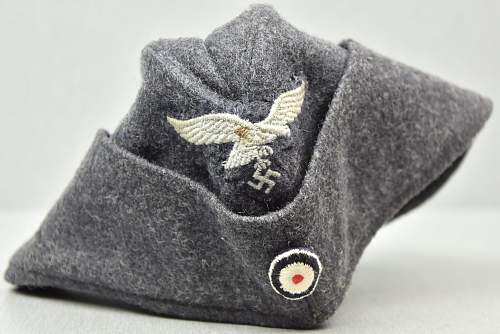 Luftwaffe overseas cap ‘Schiffchen’by Erich Bergmann 1942