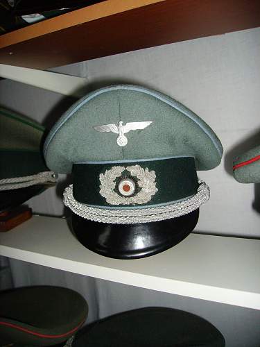 Erel manufactured transport officers cap.
