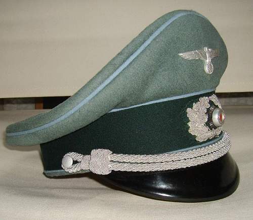 Erel manufactured transport officers cap.