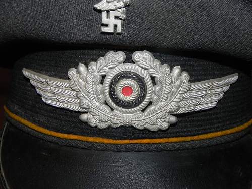 Luftwaffe EM schirmmutze