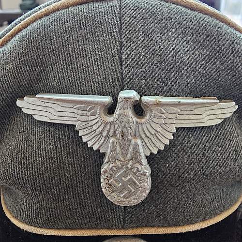 Waffen-SS Kleiderkasse Infantry Officer's Visor Cap - For Review &amp; Comment