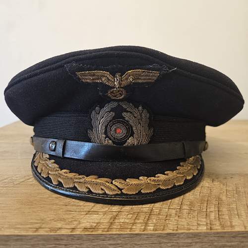 Kriegsmarine Kleiderkasse visor for Review and Comment