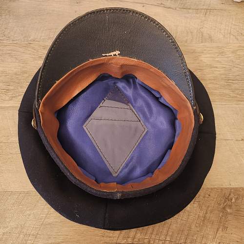 Kriegsmarine Blue Junior Officer Ranks Visor Cap For Review and Comment.