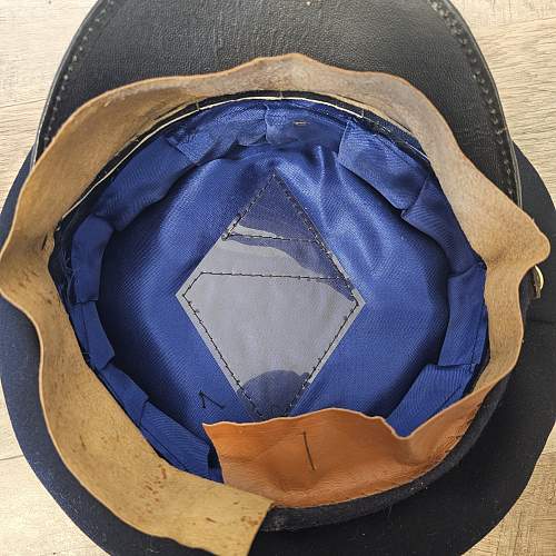 Kriegsmarine Blue Junior Officer Ranks Visor Cap For Review and Comment.