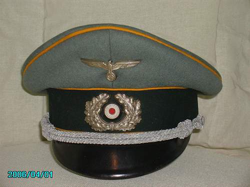 Heer Cavalry officers schirmutze - Marke Standard Extra Klasse