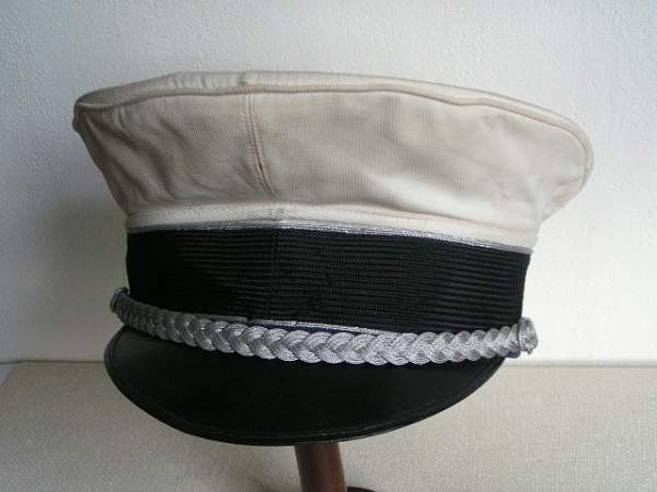 Luftwaffe white visor cap