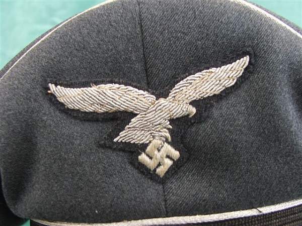 Luftwaffe officer Schirmmütze