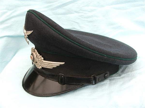Luftwaffe NCO's Admin piped visor cap