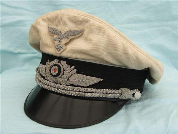 Luftwaffe Officer Summer issue visor cap