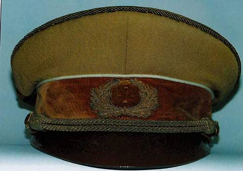 Adolf Hitler's NSDAP style visor hat, made by Holters