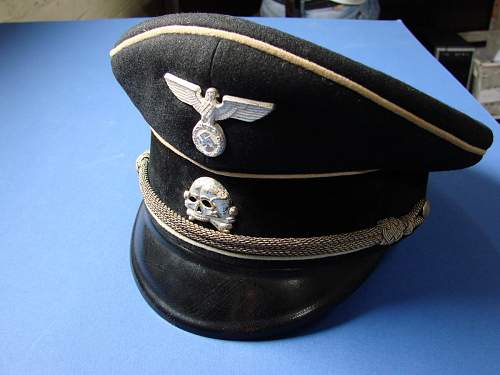 SS Officers Black Cap
