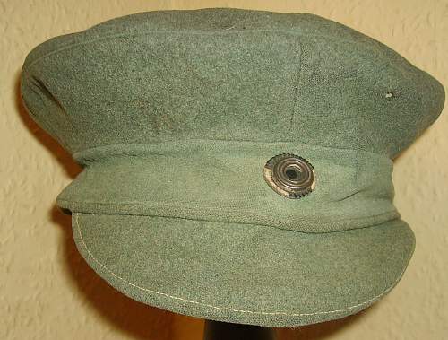 Evolution of the army field cap......1871 to 1945.