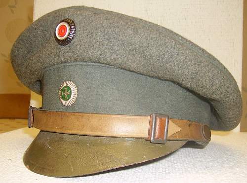 Evolution of the army field cap......1871 to 1945.