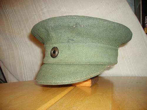 Evolution of the army field cap......1871 to 1945.