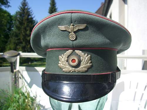 Evolution of the army field cap......1871 to 1945.