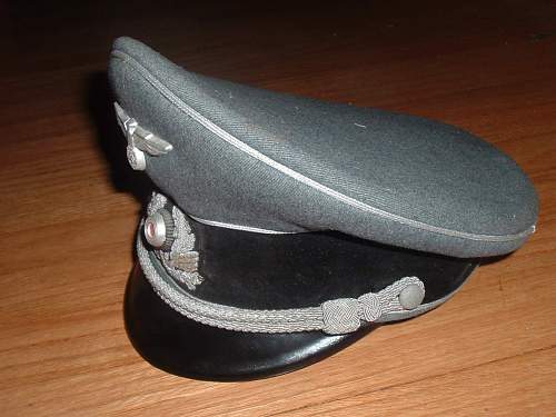 Bahnpolizei Officer's Visor Cap