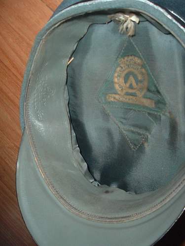 Bahnpolizei Officer's Visor Cap