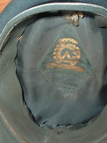 Bahnpolizei Officer's Visor Cap