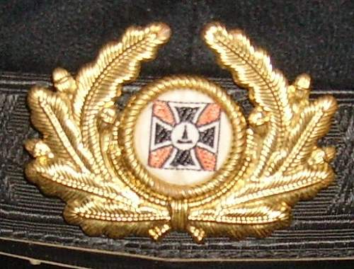 German veterans drkb iron cross visor hat