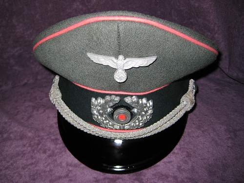 Panzer Officer's Schirmütze