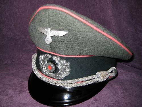 Panzer Officer's Schirmütze