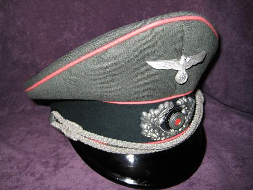 Panzer Officer's Schirmütze