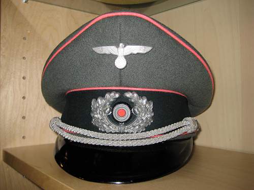 Panzer Officer's Schirmütze