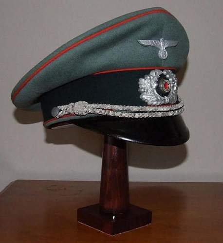 What do you think of this Army Officer's visor?