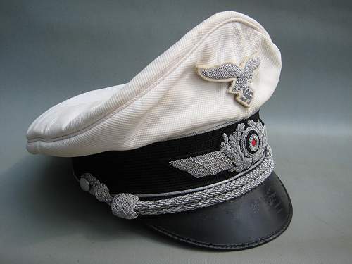 luftwaffe white top off visor