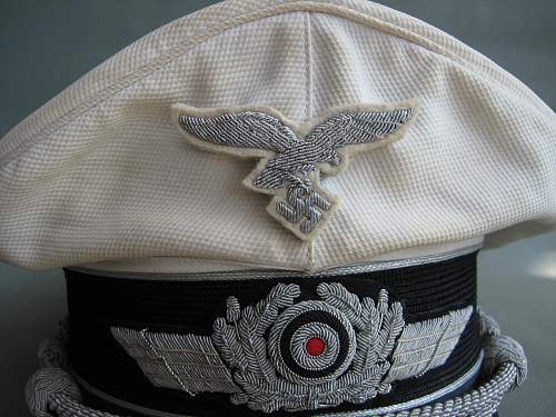 luftwaffe white top off visor