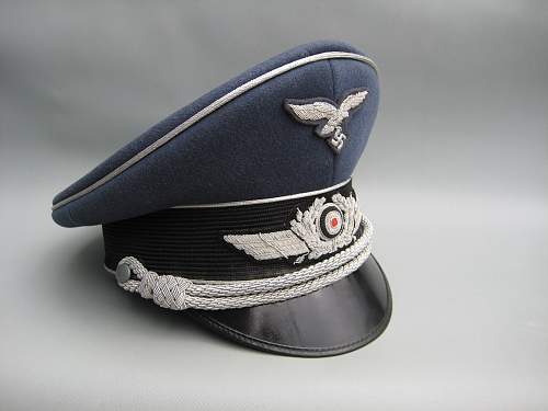 My Luftwaffe officers schirmutze, a nice one.