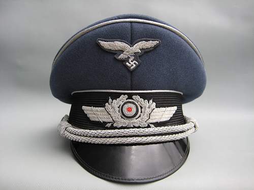 My Luftwaffe officers schirmutze, a nice one.