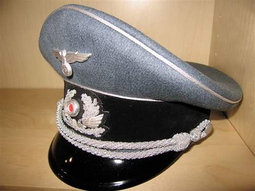 Bahnpolizei Officer's Visor Cap