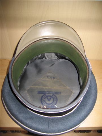 Bahnpolizei Officer's Visor Cap