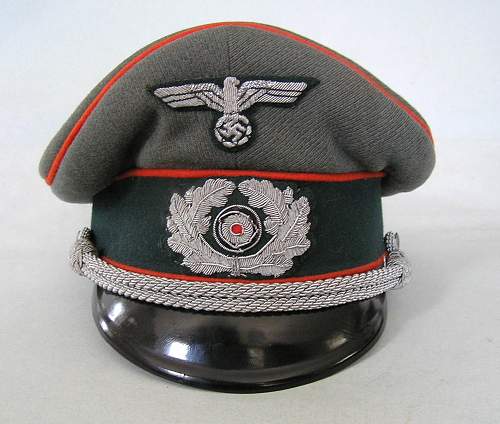 Military Police/Recruiting officer visor cap