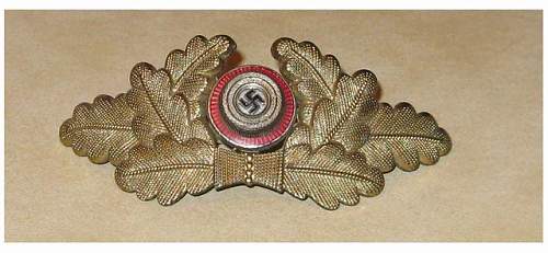 Help-Can anyone identify this visor cap badge?