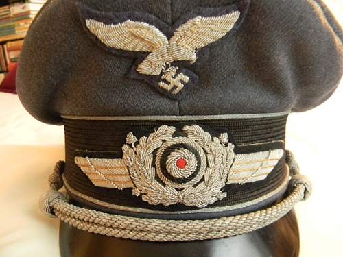 Luftwaffe officer's Schirmmütze