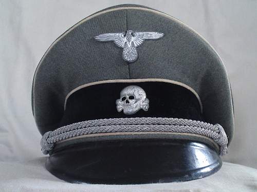 Waffen-SS Officer's visor cap
