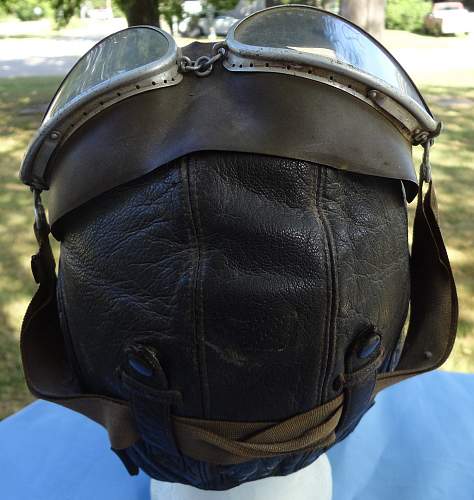 Luftwaffe Flight Helmet with Goggles