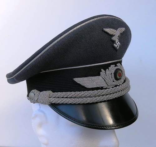 Luftwaffe officers early Erel Schirmmütze
