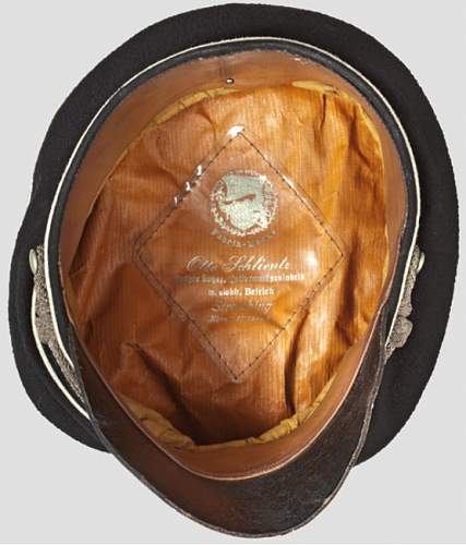 Opinions of this Black SS Officers Schirmmütze  with Leather Visor?