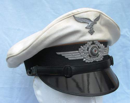 Luftwaffe OR/NCO schirmmütze with copper brown piping