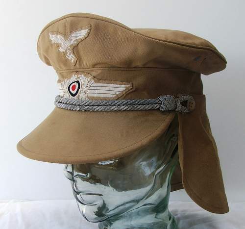 Luftwaffe Tropenschirmmützen a.k.a. “Hermann Meyer Cap”