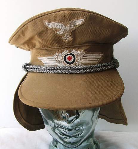 Luftwaffe Tropenschirmmützen a.k.a. “Hermann Meyer Cap”