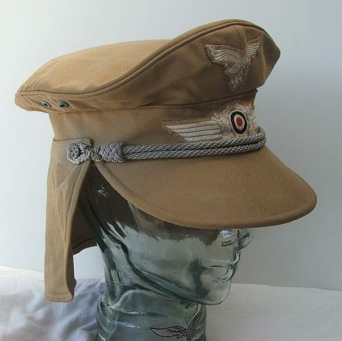 Luftwaffe Tropenschirmmützen a.k.a. “Hermann Meyer Cap”