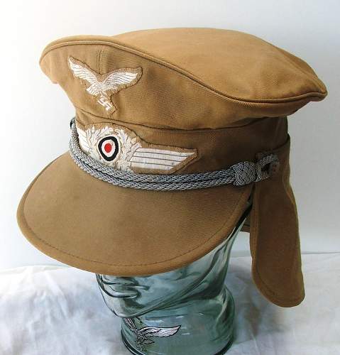 Luftwaffe Tropenschirmmützen a.k.a. “Hermann Meyer Cap”