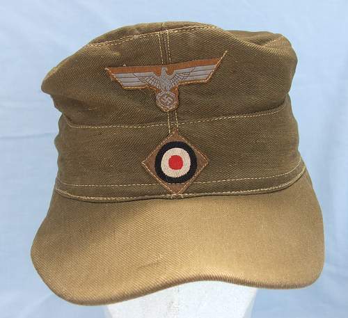 Heer DAK M40 cloth cap, 2nd model