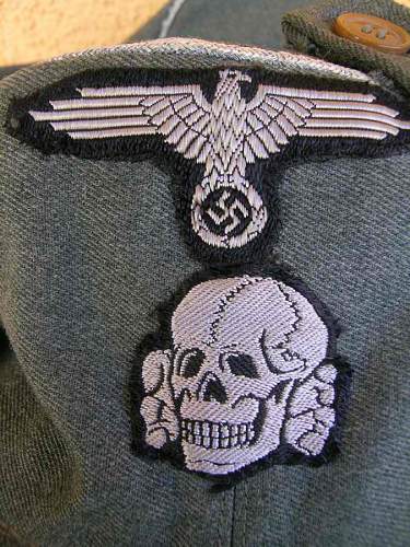 M-43 waffen ss statni cap insignia restored