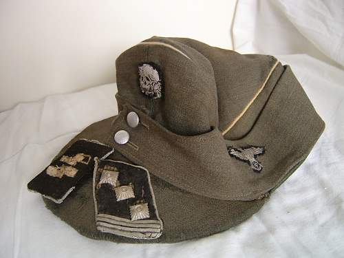 M-43 waffen ss statni cap insignia restored